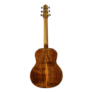 Guitare acoustique folk artisanale KAPOK G8B/G83B, corps en acacia massif, finition brillante, 6 cordes en acier, filet en acajou. - Product Image 2