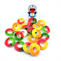 Klassieke Fun Factory Prijs 5g Halloween Decoratie Meerkleurige Fruitige Gevulde Gezonde Gummies Druppelvormige Snack Gummy Candy