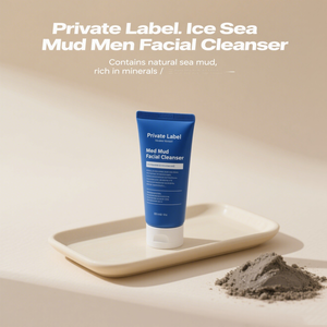 Limpiador <span class=keywords><strong>Facial</strong></span> en Crema Orgánico de Marca Propia, con Barro Marino y Aceite de Hielo, Eliminador de Acné y Puntos Negros para Hombres, Limpiador <span class=keywords><strong>Facial</strong></span> Iluminador - Product Image 3