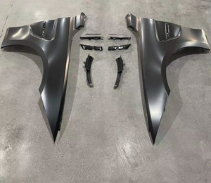 Para BMW M4 estilo piezas laterales Kit de cuerpo ancho guardabarros delantero Conversión de hierro para Bmw 4Series F32 F33 <span class=keywords><strong>F36</strong></span> Coupe 2013-2020 428i 430i 435 - Product Image 2