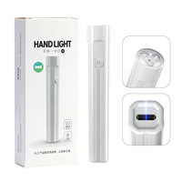 Portable Blanc Mini USB Lampe UV 2 en 1 Tête En Silicone Rechargeable 3W Vernis À Ongles Sèche Led Lampe À Ongles Avec Support