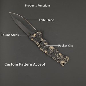 3D In Ấn Edc Di Động Ngoài Trời Survival Gấp Đa Chức Năng Bảo Vệ Cắm Trại Dao Chiến Thuật Săn Bắn Quà Tặng Dao - Product Image 5