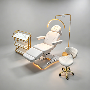 Rotatif Blanc Moderne Médical Podologie Boutique De Tatouage Chaise <span class=keywords><strong>Esthétique</strong></span> Salon De Beauté Lit Du Visage Électrique Spa Traitement <span class=keywords><strong>Table</strong></span> De Massage - Product Image 1