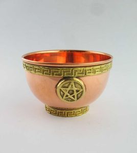 Bol à chocolat de service moderne rond en cuivre également bol à salade forme ronde vaisselle décorative bol en métal avec personnalisation - Product Image 6