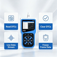 Lecteur de codes OBD2 portable V902, scanner de diagnostic automobile filaire, données en temps réel, impression cloud IA, détecteur de pannes moteur multilingue