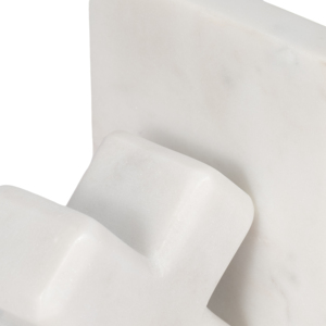Fermalibri a forma di Xo in marmo, decorazione moderna per libreria, scrivania, soggiorno. - Product Image 4