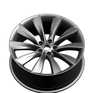 Jantes en alliage <span class=keywords><strong>Uberturbine</strong></span> 18 19 20 21 pouces 5x114.3 pour <span class=keywords><strong>Tesla</strong></span> Model 3 Model Y, noir mat, multi-branches, jantes de voiture pour passagers - Product Image 3