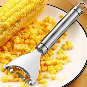 Accessoires de cuisine en acier inoxydable manuel épi de maïs rasoir rabot batteuse épi de maïs décapant pour Melon fruits fruits légumes outils - Product Image 1