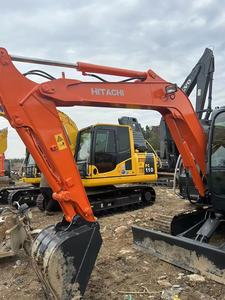 Mini-excavatrice Hitachi ZX60 d'occasion d'origine japonaise, 6 tonnes, avec moteur hydraulique sur chenilles et moteur à haut rendement. - Product Image 6