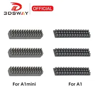 3 cepillos de silicona para limpieza de boquillas, herramienta de limpieza para estación de calentamiento, para Bambu Lab A1/A1 Mini Prusa XL, accesorios para impresora 3D