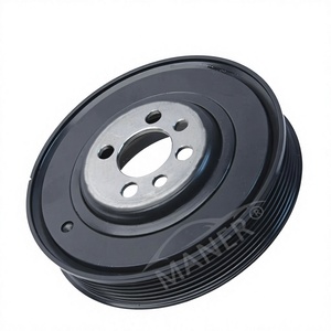 Polea de Correa del Cigüeñal del Motor MANER para VW GOLF JETTA AUDI A3 A4 TT SEAT ALTEA TOLEDO 06B105243F 06A105243E - Product Image 1
