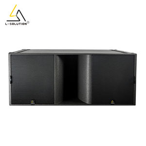 LS KS28 Double 18 pouces 2400W 4 Ohms Haut-parleur de scène professionnel audio extérieur/intérieur Système de son <span class=keywords><strong>basse</strong></span> actif amplifié Subwoofer - Product Image 3