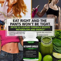 Ausreson OEM Chine Complément Alimentaire Naturel Slim Plus Brûleur de Graisse en Capsules 500mg Puissant Brûleur de Graisse Herbal en Capsules