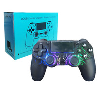 Nuevo Control de Juego Inalámbrico OEM con Luz LED, Popular, Sensible, de 6 Ejes, Joystick para PS3/PS4/PC/IOS