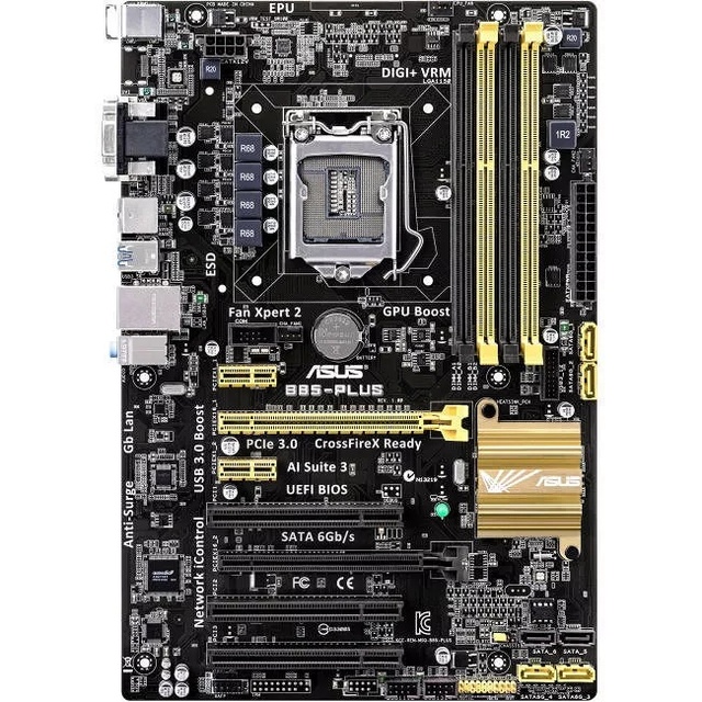 Cheap for ASUS 4th Gen B85 ATX Motherboard with 4 RAM Slots Intel I7/I5/I3 LGA1150 PCIe3.0 USB3.0 Dual DDR3 32G RAM SATA Desktop
