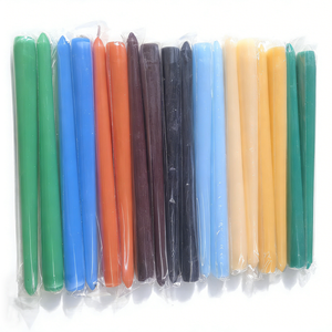 Lilin Makan Malam Oshine 10 Inci Warna Hijau Kustom, Warna Morandi, Lilin Panjang untuk Pesta Pernikahan, Lilin Lancip Tanpa Asap dan Tanpa Tetesan - Product Image 3