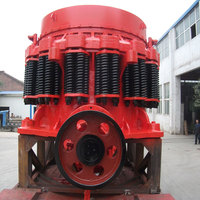 Concasseur à cône Xinhai Spring pour l'exploitation minière avec moteur AC, roulement et boîte de vitesses - Haute capacité 75-480 TPH
