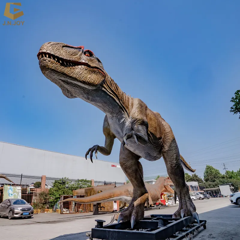 SGAD160 tema parkı büyük animatronic dinozor modeli 3D canlı Giganotosaurus animatronic
