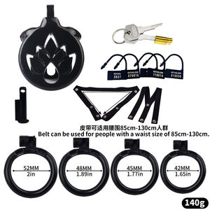 Sexspielzeug für Männer Adult Hot Sale Taillen gürtel Männliche Keuschheit Cock Cage Penis Ärmel Cock rings Erotische Harnröhre sperre BDSM Bondage Sex - Product Image 5