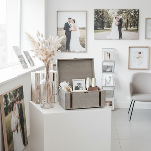 Caja de Madera Pequeña Hecha a Mano para Recuerdos, Organizador de Almacenamiento de Joyas para Viajes - Product Image 5
