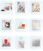 Machine d'emballage automatique pour sachets de thé avec ligne de fil pour papier filtre