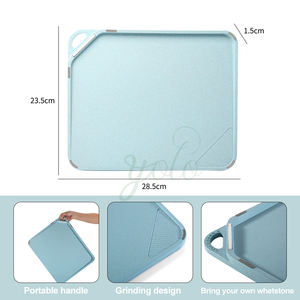 Tabla de Cortar de Paja de Trigo, Cortador de Frutas y Verduras, Apto para Lavavajillas, de Grado Alimenticio - Product Image 6