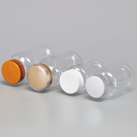 Bouteilles en plastique vides en gros avec bouchon à vis pour l'emballage de capsules de vitamines et de compléments alimentaires