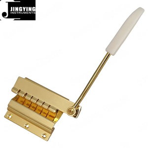 Jingying 2025 vente en gros Verson Maestro Vibrola pont de guitare série L P SG court Jazz guitare électrique trémolo pont et cordiers - Product Image 4
