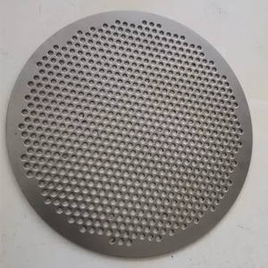 Feuille/Plaque en maille perforée en titane à trous ronds en acier inoxydable avec services de soudage et de pliage pour les applications de protection en maille - Product Image 1