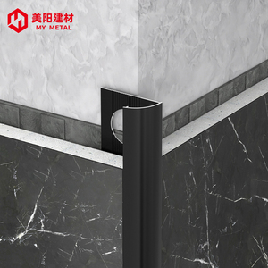 Materiale da costruzione ceramica bordo protezione piastrelle profilo in alluminio per piastrelle e angolo di protezione - Product Image 4