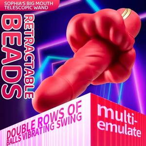 منتجات هزازات نسائية شعبية بالجملة من المصنع، هزازات تسخين للنساء لتحفيز نقطة G والبظر مع خرزات - Product Image 1