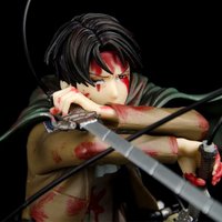 Figura de Acción Coleccionable de Anime en PVC, Eren, Levi y Mikasa de Ataque a los Titanes, 18 cm, Gran Venta