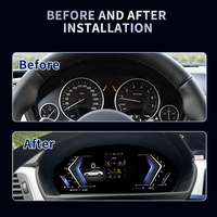 Nouvel écran LCD de voiture de 12,3 pouces, tableau de bord, compteur de vitesse, instrument numérique pour les séries 3 F30 F32 F33 F34 F36 2013-2020