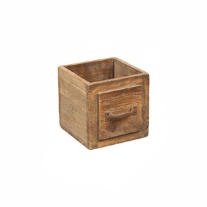 Macetas de madera Vintage de diseño moderno, cestas de plantación suculentas para interiores y exteriores, ventaja de precio a granel, Varios tamaños disponibles - Product Image 5