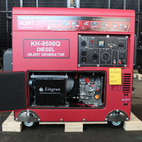 2026 Meistverkaufter Food-Trailer Dieselgenerator 8kW 220V Superleiser Typ 3-Phasen 24V DC Start mit ATS für Camping