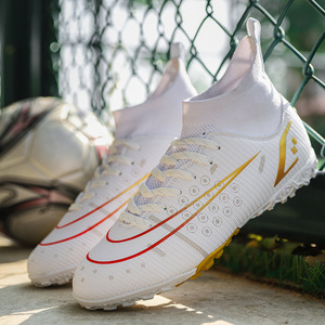 Scarpe da <span class=keywords><strong>Calcio</strong></span> EACH in Pelle di Alta Gamma TF AG con Tacchetti Lunghi per Ragazzi e Ragazze, Scarpe da <span class=keywords><strong>Calcio</strong></span> Alte per Uomini e Studenti - Product Image 3