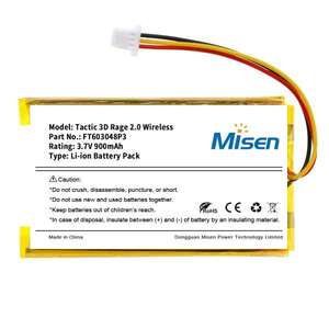 OEM personalizado Tactic <span class=keywords><strong>3D</strong></span> <span class=keywords><strong>Rage</strong></span> 2,0 inalámbrico 3,7 V 900mAh FT603048P3 batería de repuesto para auriculares inalámbricos - Product Image 3
