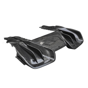 Carbon Fiber Rear Bumper Lip Fins Spoiler Rocker Winglet <b>Splitter</b> for Mclaren MP4-12C Modified 650S Diffuser Auto Tuning - Product Image 3
