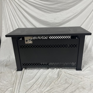 En çok satan Modern 42 inç 60,000 BTU propan gaz ateş çukuru masa-taşınabilir açık çelik kapak & volkanik kaya ateş çukuru - Product Image 2