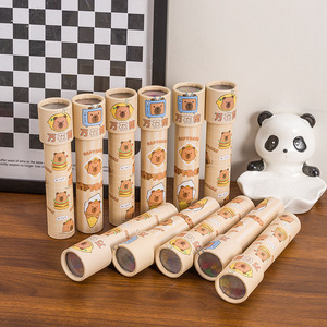 คาปิบาร่าคาไลโดสโคป 12 ชิ้นกระดาษของเล่นเพื่อการศึกษาสำหรับเด็กอายุ 3-6 ปีของขวัญอนุบาล - Product Image 2