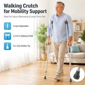 Wholesale Cheap Telescopic Cane Walking Stick Travel Cane Four Legs Walking Stick for Old Man - Product Image 1