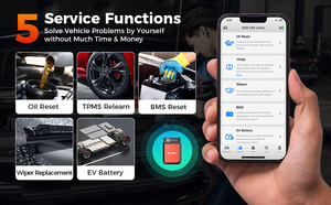 Autel MaxiAP AP2500E Scanner Bluetooth Code Reader All-System CAN FD <span class=keywords><strong>5</strong></span> Resets AutoVIN Check Engine Light Car Code Reader - Product Image 6