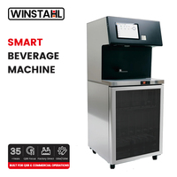 Machine à Bubble Tea Commerciale 650W Distributeur Automatique de Boissons avec Contenants Réfrigérés pour Salon de Thé au Lait