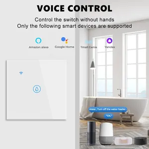 Tuya 40a interruptor de caldeira sem fio, aquecedor de água para alexa do google home