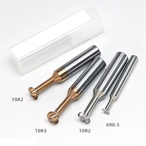 Radius Corner T Slot End <strong>Mill</strong> CNC Carbide Cutter Concave Arc Machining Steel Aluminum Tool 6mm R0.5 R1 R1.5 - Product Image 2