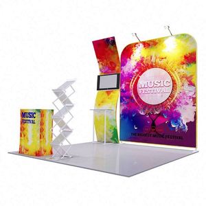 New Design Advertising Exhibit Display Tradeshow Exhibition Booth Promotion Customize Printing Modular Exhibition Booth - Product Image 5