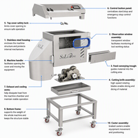 Hoogproductieve automatische groente- en fruit snijmachine voor wortelgewassen, bladgroenten, fruit, kool en aardappelverwerking