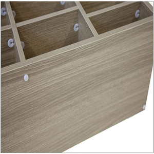 48 paia di scaffali a torre divisori in legno di Teak sotto le scale sotto molti fori scarpiera - Product Image 2