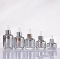 Emballage d'huiles essentielles de luxe, flacon compte-gouttes en verre pour sérum pour les yeux cosmétique, 20 ml, 30 ml, 40 ml, 50 ml, 60 ml