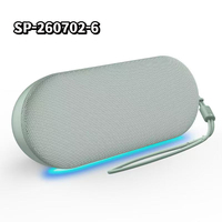 Altavoz con Luz RGB de 20W SU-1635, Altavoz Portátil de Tela, Altavoz para Fiestas al Aire Libre